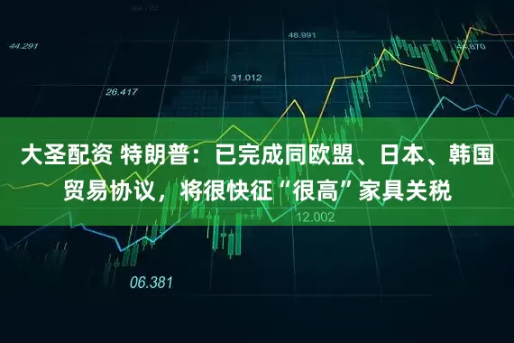大圣配资 特朗普：已完成同欧盟、日本、韩国贸易协议，将很快征“很高”家具关税
